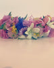 Handmade Orchid and Wildflower Lei Po’o ( Flower Crown )